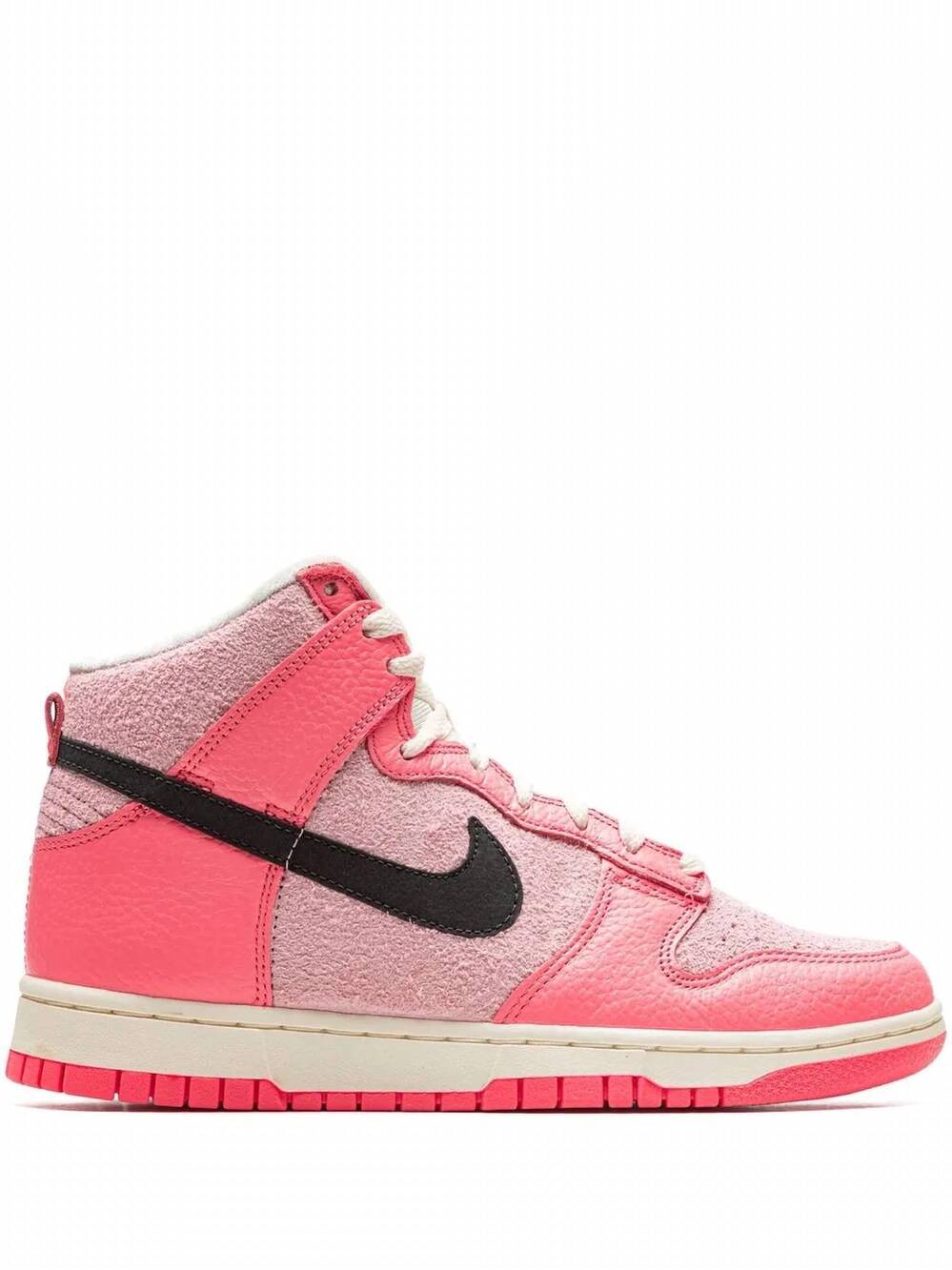 NEW NIKE women's dunk high sneakers in hoops pack pink